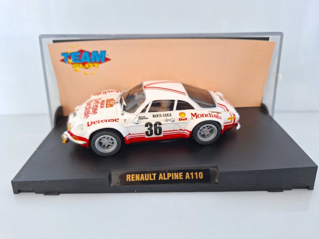 TeamSlot Renault Alpine A110 Mondiale Defence Ref Nr 10704, Overige merken, Racebaan, Teamslot, Nieuw