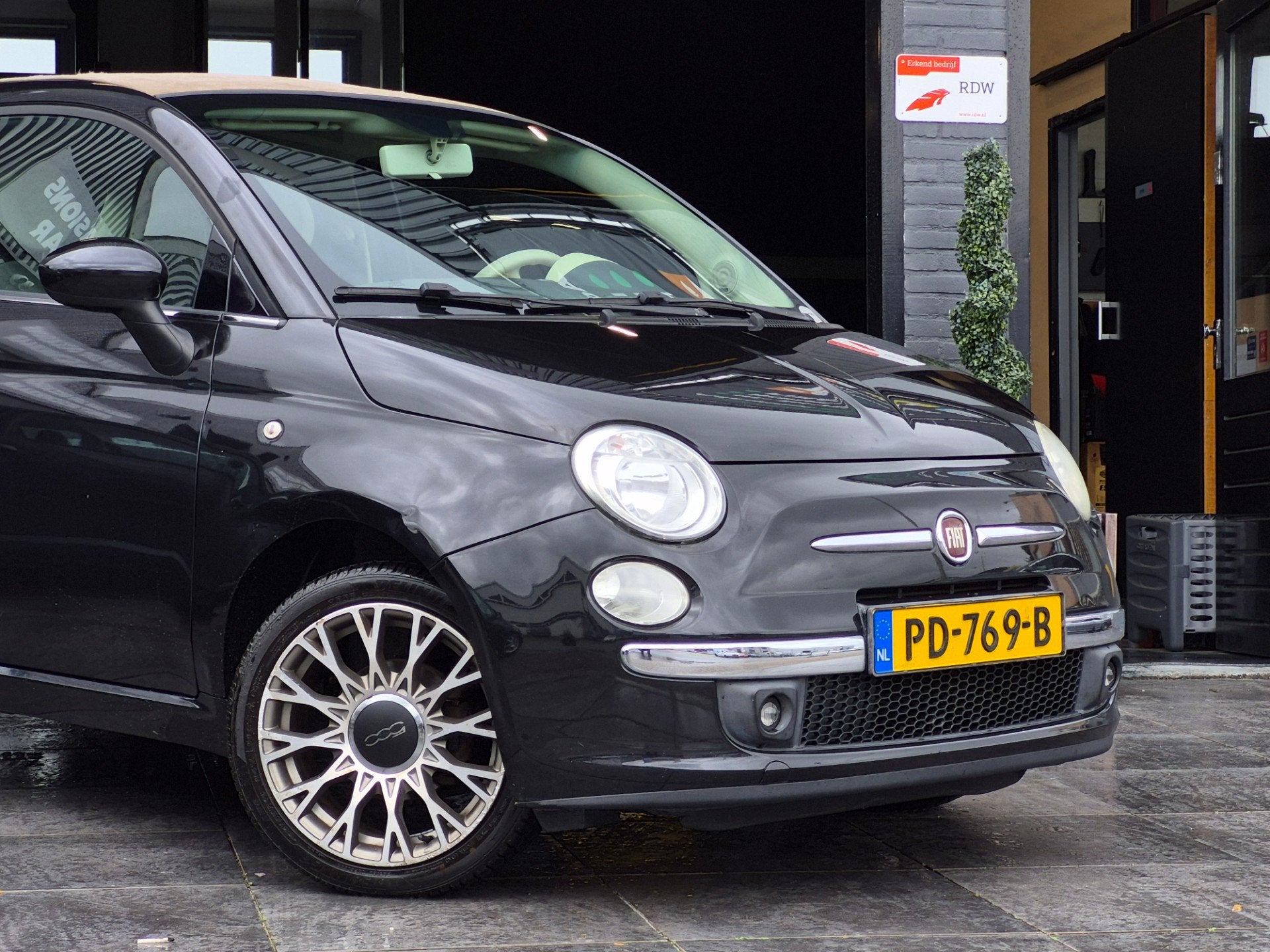 Fiat 500 C 1.2 Lounge|Airco|El Pakket|Parkeersensoren|APK, Auto's, Voorwielaandrijving, Euro 5, Stof, Gebruikt