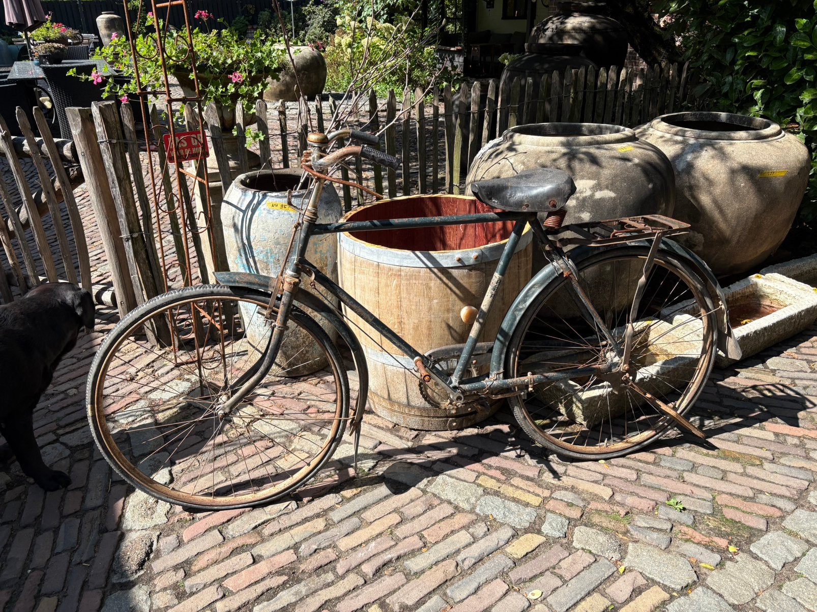 Oldtimer fiets uit India. Decoratie!, Ophalen, Nvt, Nvt, Nvt