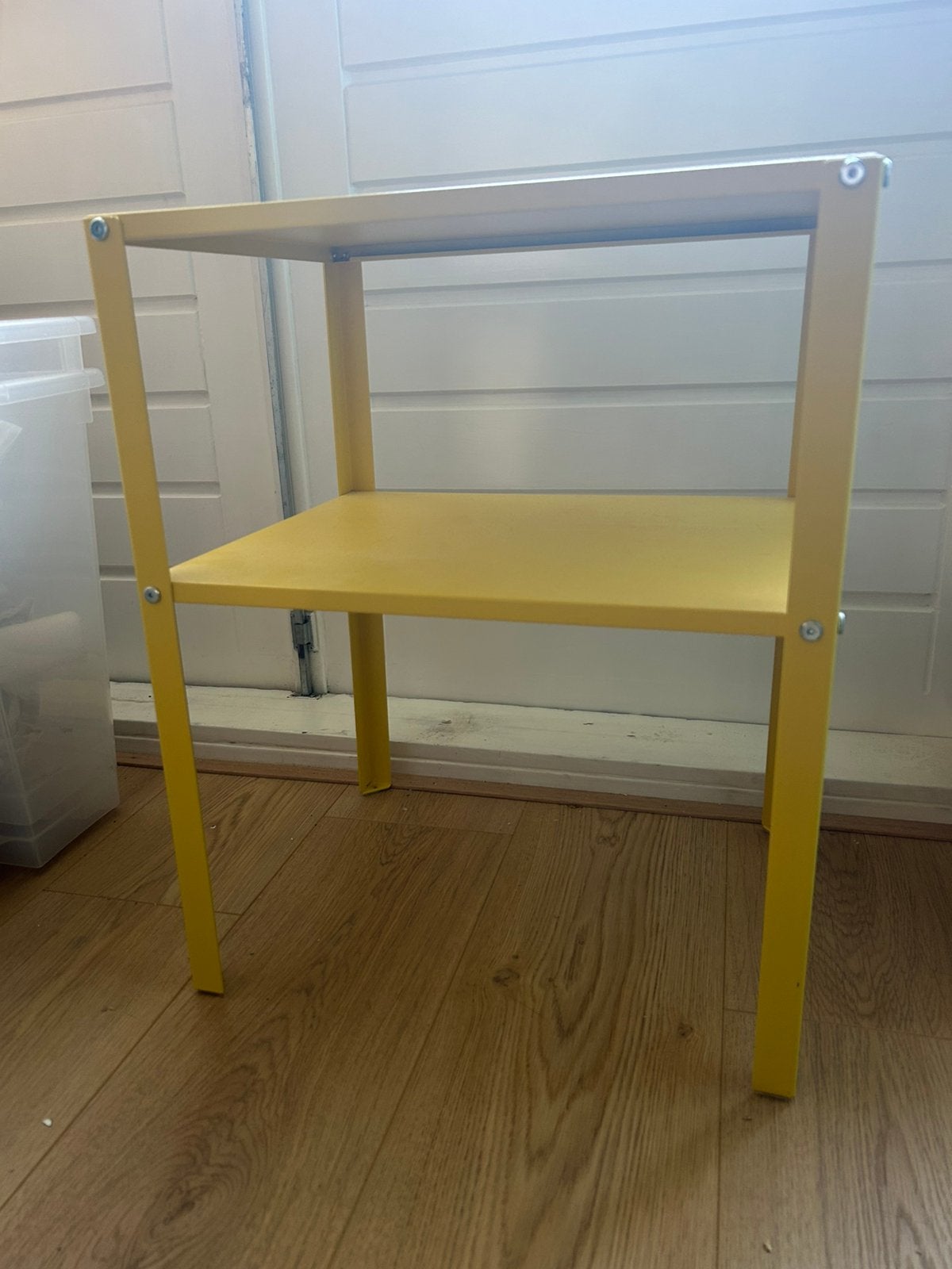 2 nachtkastjes, Huis en Inrichting, Tafels | Sidetables, Ophalen, 50 tot 100 cm, Rond, Zo goed als nieuw