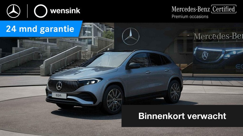 Mercedes-Benz EQA 250+ AMG Line 71 kWh | Night | Panoramadak, Auto's, Mercedes-Benz, Gebruikt, Zwart, 435 min, Origineel Nederlands