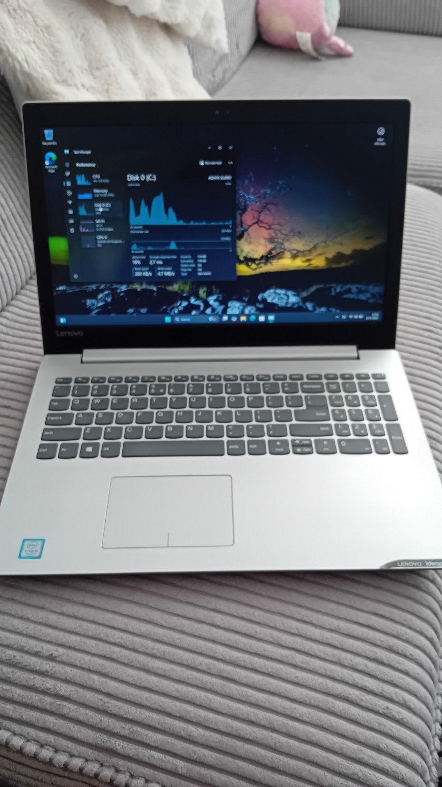 Laptop lenovo ideapad 320-i5, Ophalen of Verzenden, Zo goed als nieuw, Grijs