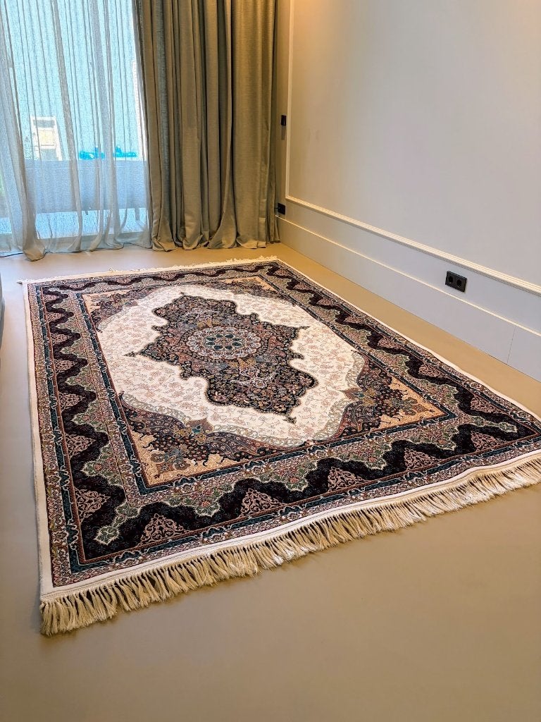 Klassiek Perzisch Tapijt (320 x 200 cm) - Zeer Nette Staat, Ophalen, Paars, 200 cm of meer, Zo goed als nieuw