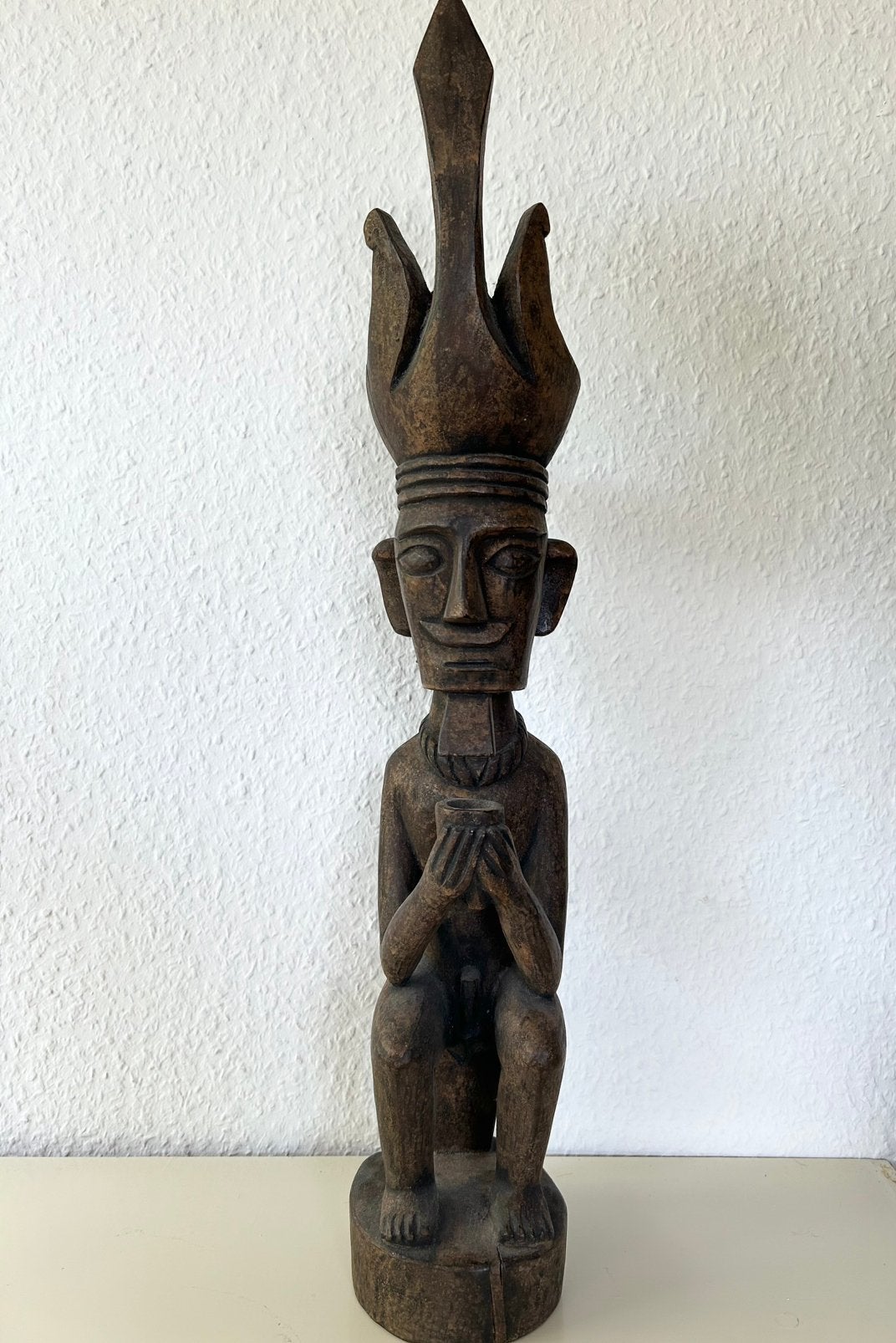 Oude Ada’Zatua voorouder fguur Nias Sumatra Indonesie Tribal, Ophalen of Verzenden