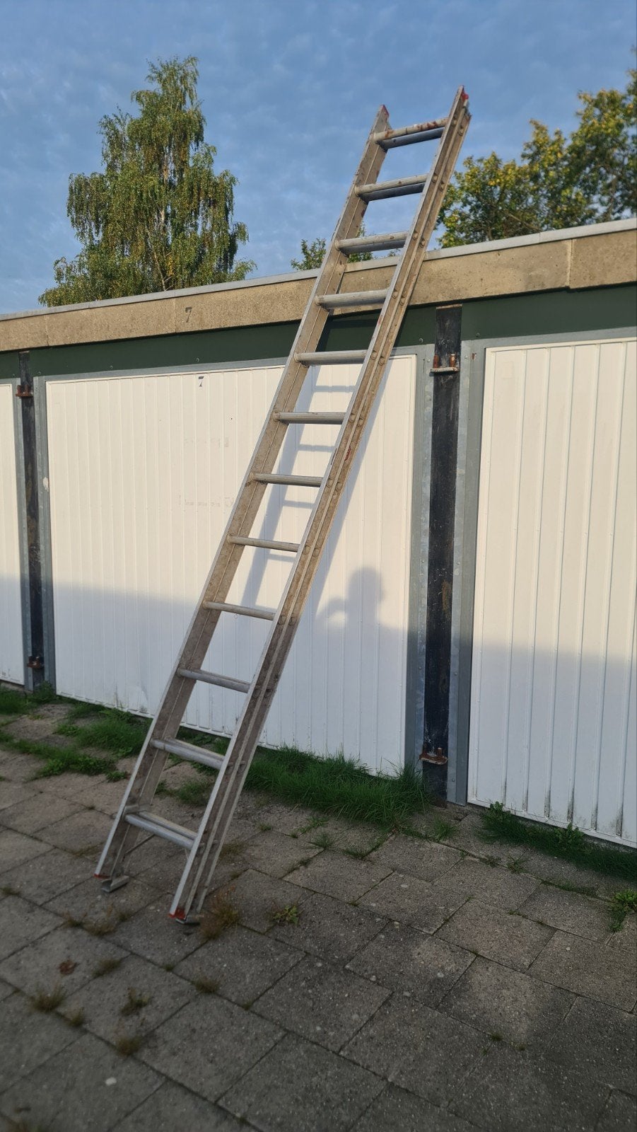 altrex uitschuifbare ladder, Ophalen, 4 meter of meer