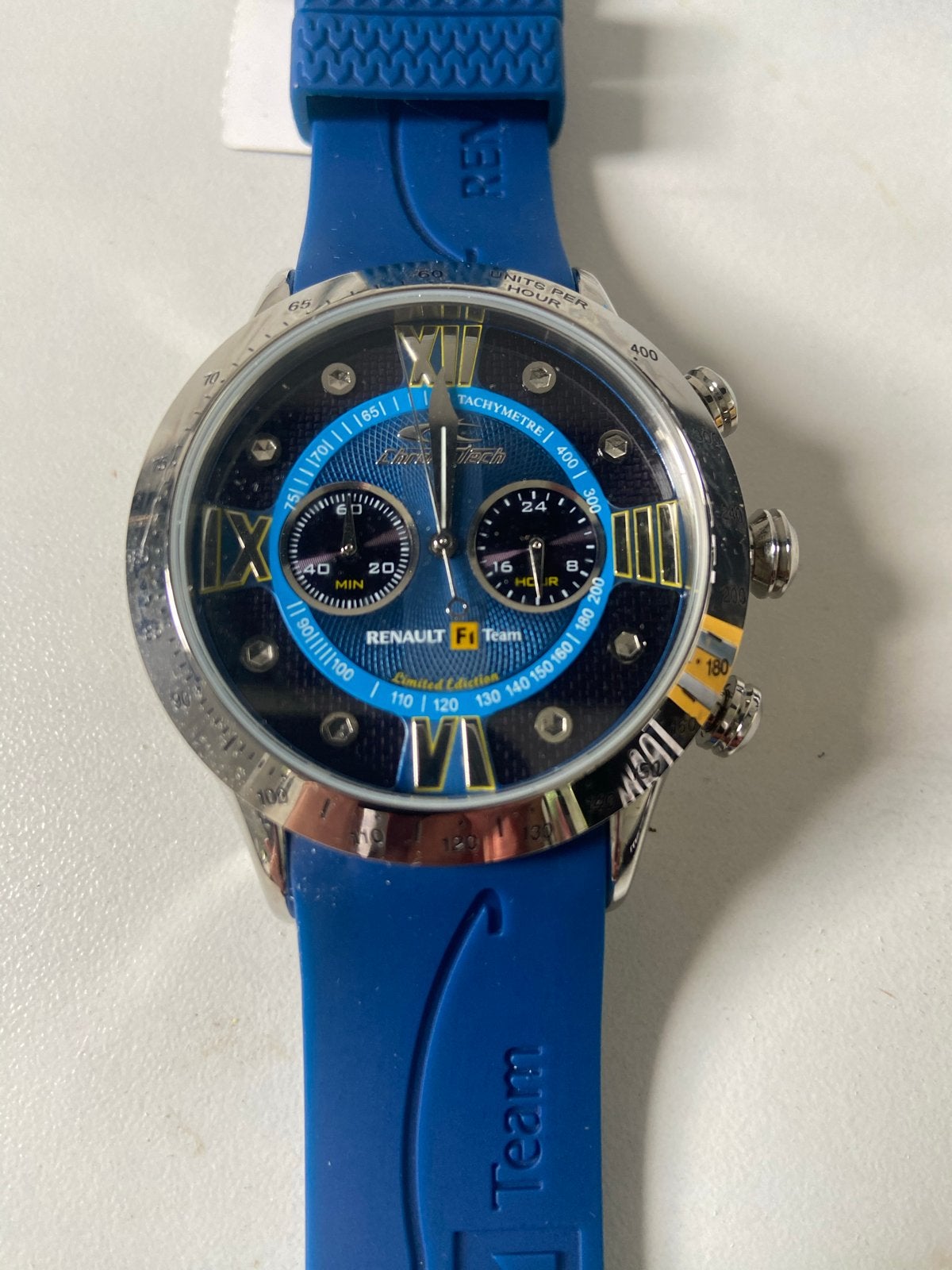 Chronotech Renault F1 Team Horloge - Nieuwstaat, doos bescha, Overige merken, Staal, Polshorloge, Nieuw