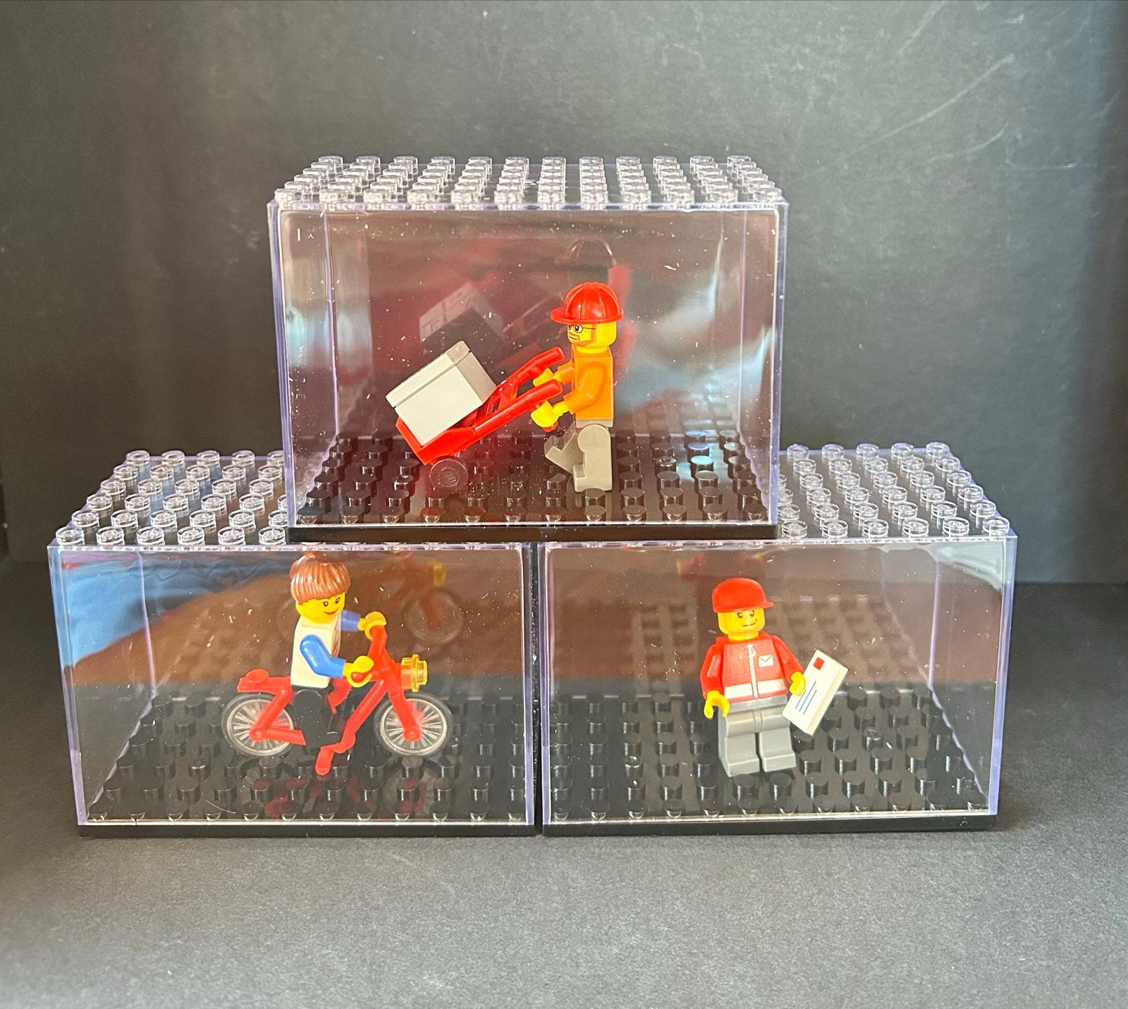 Display voor Lego minifiguren - Set van 3, Ophalen of Verzenden, Nieuw