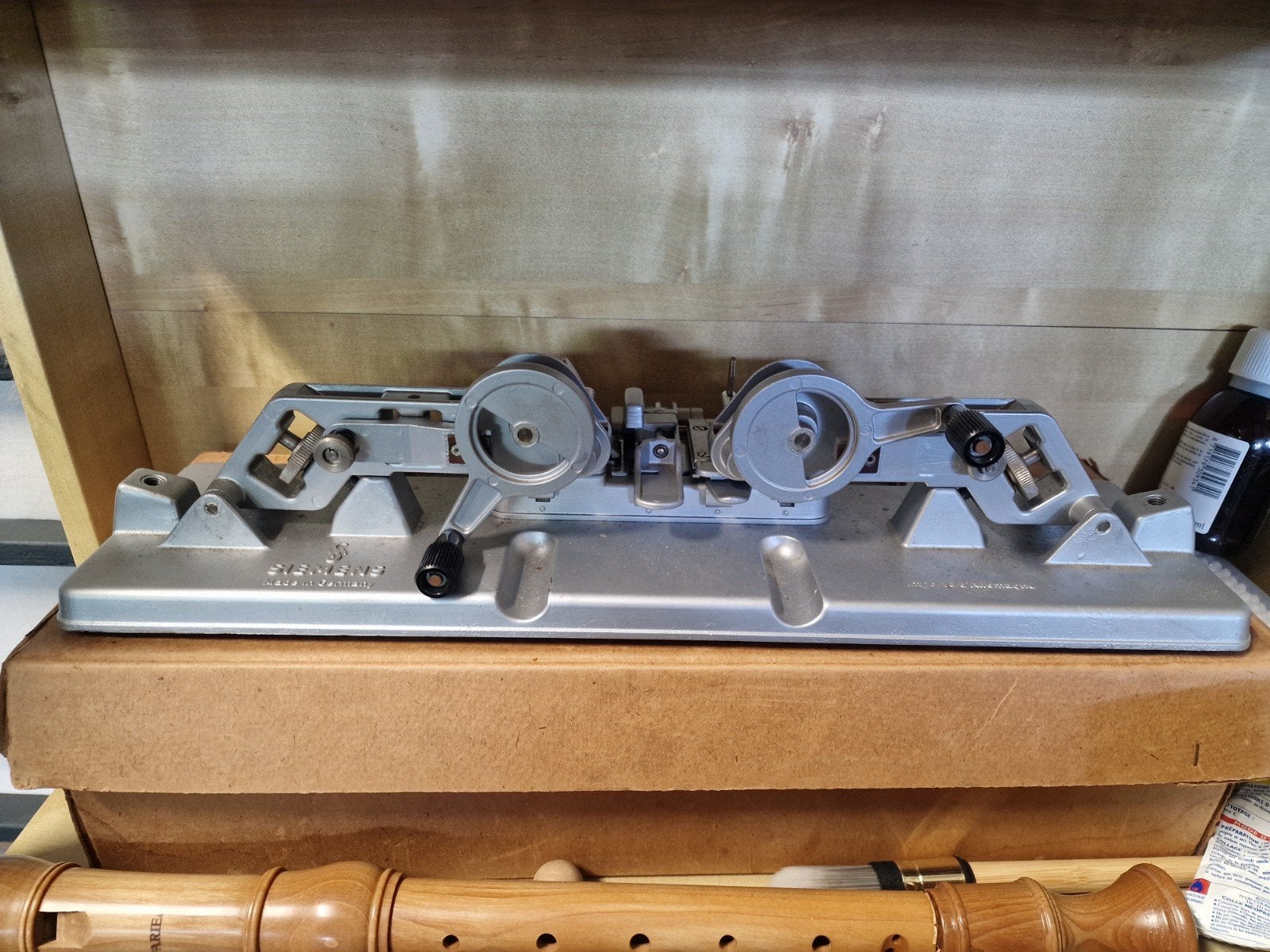 Siemens Kinotechniek splicer, Ophalen