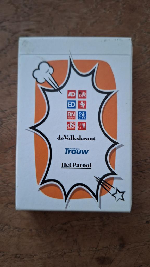 Een vintage Politiek Kwartet kaartspel. Compleet en nieuw, Verzamelen, Ophalen of Verzenden, Nieuw, Kwartet(ten)