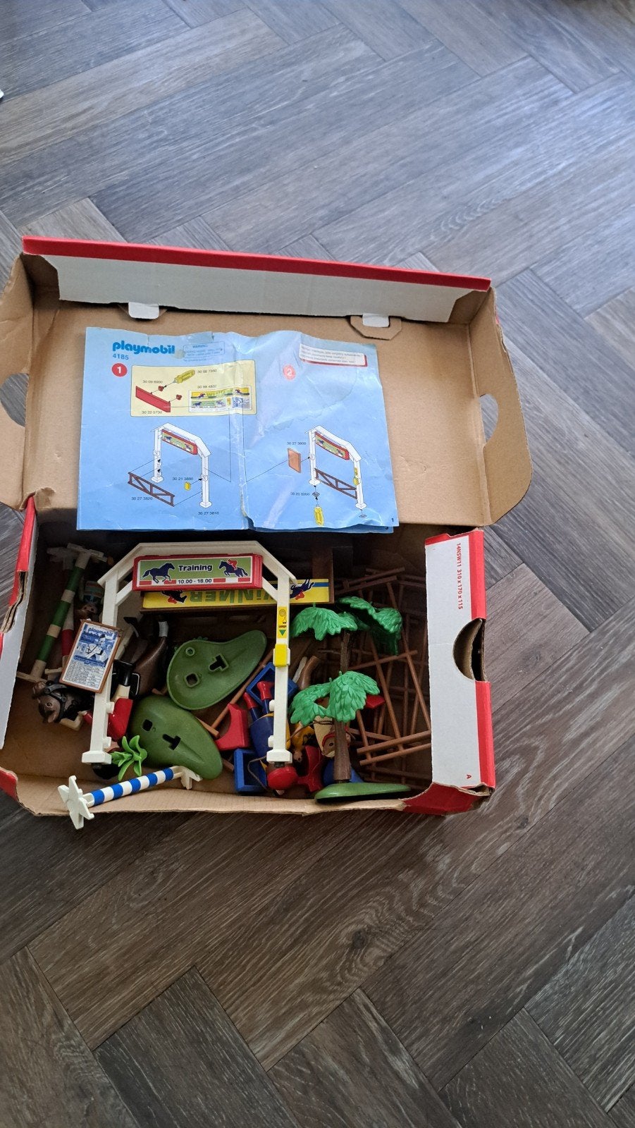 Playmobil 4185 Paardentraining Set, Ophalen of Verzenden, Gebruikt, Jongen of Meisje