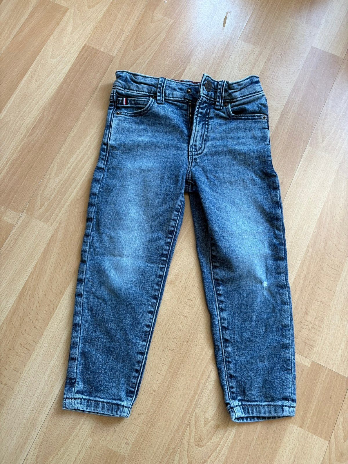 3 merk jeans Tommy Hilfiger Next Zara mt 98/104, Ophalen of Verzenden, Jongen, Broek