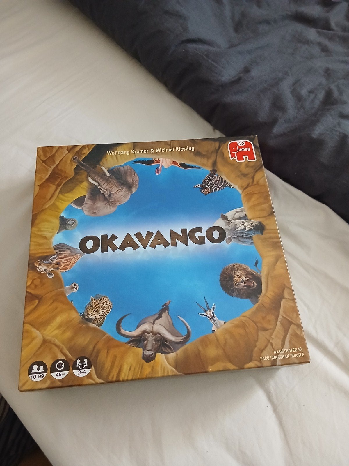 Okavango Bordspel van Jumbo - Avontuurlijk familiespel, Drie of vier spelers, Ophalen, Gebruikt, Jumbo