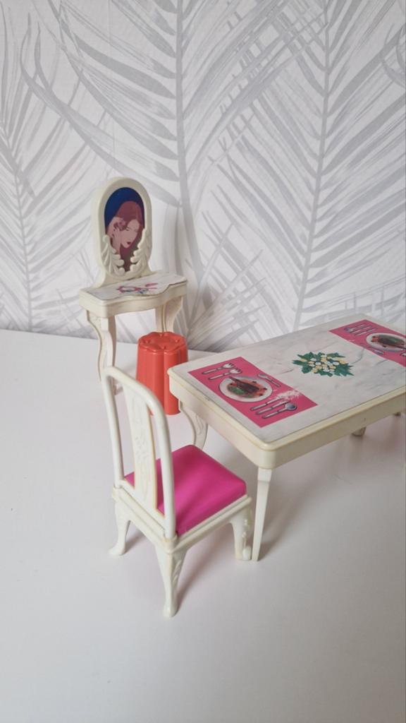 Vintage Barbie BlueBox Set, Ophalen of Verzenden, Gebruikt, Poppenhuis