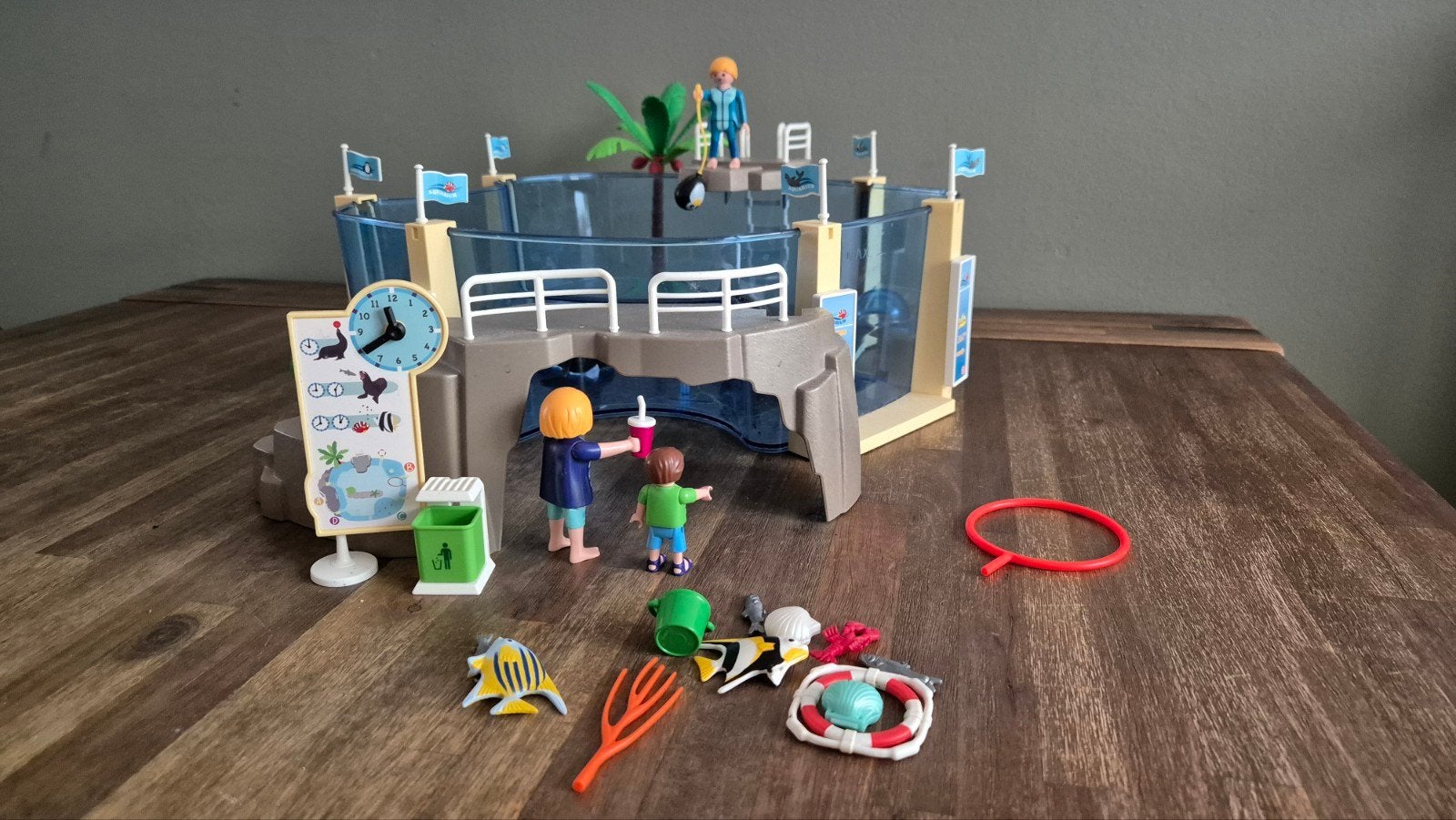 PLAYMOBIL 9060 Zee Aquarium – ca. 95% compleet – Family Fun, Kinderen en Baby's, Speelgoed | Playmobil, Complete set, Overige typen