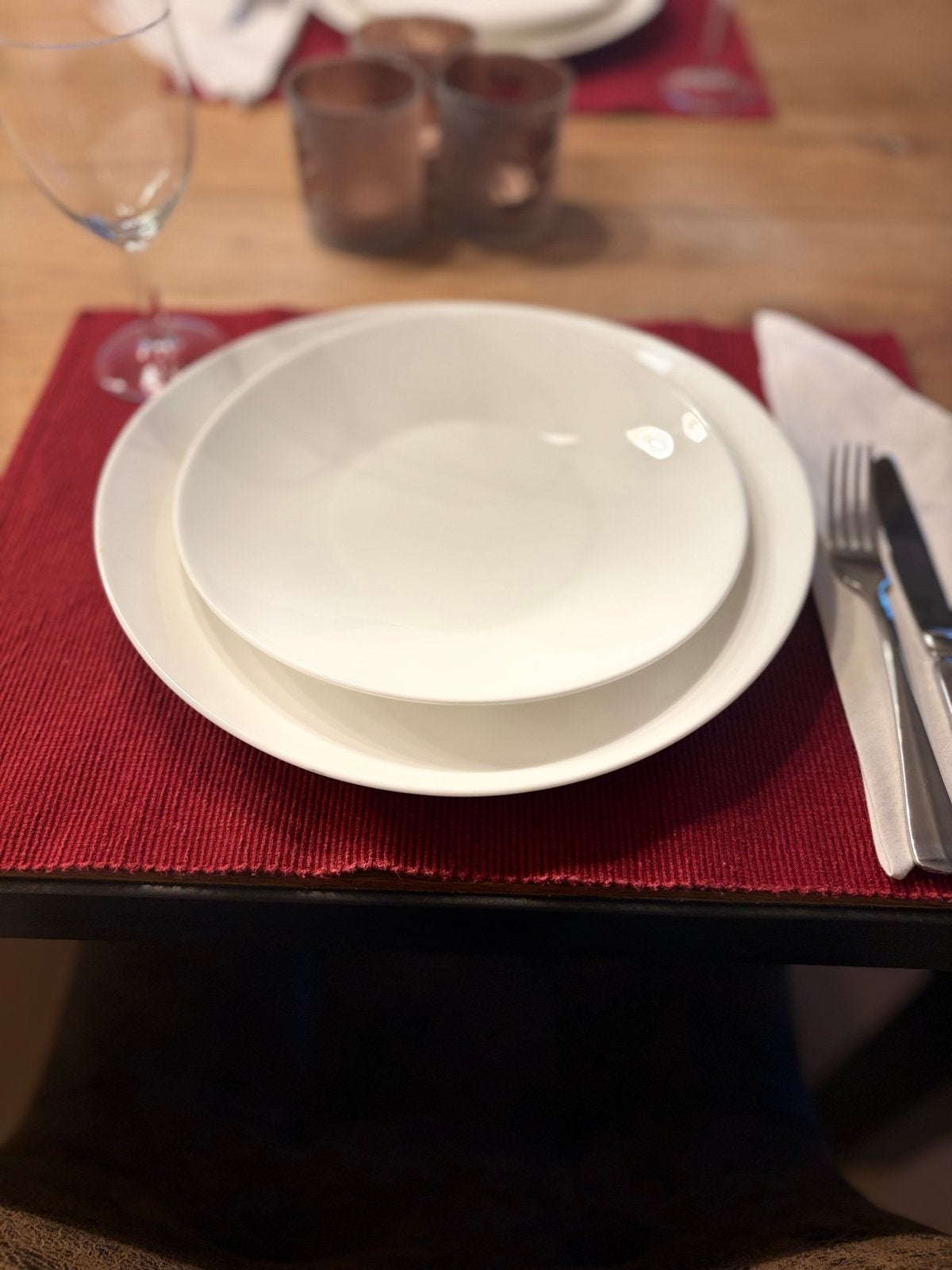 IKEA Skyn Servies Borden - 10x 22cm, 10x 28cm, Ophalen, Zo goed als nieuw, IKEA, Bord(en)
