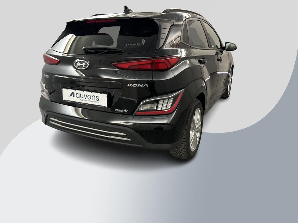 Hyundai Kona EV Limited 64 kWh | 49350 KM | Virtual Cockpit, Auto's, Hyundai, Gebruikt, 445 min, Zwart, 204 pk
