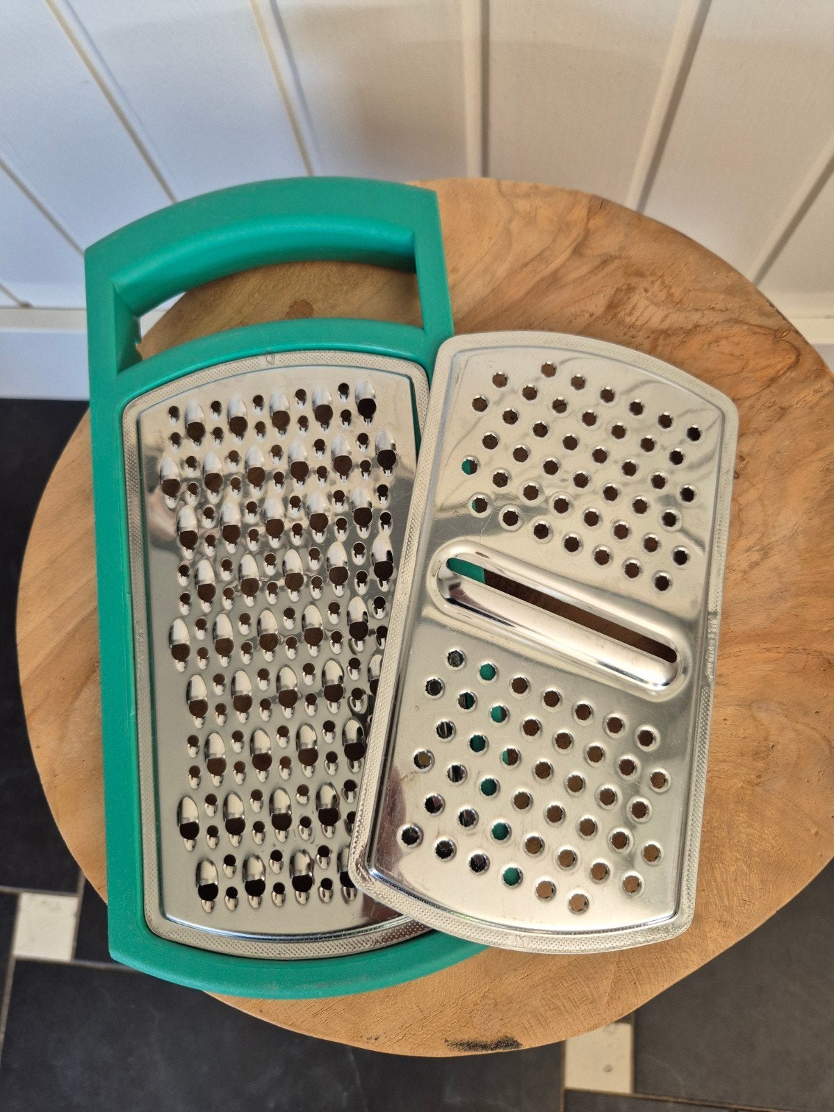 Rasp Tupperware groen/RVS, Huis en Inrichting, Keuken | Tupperware, Groen, Ophalen of Verzenden