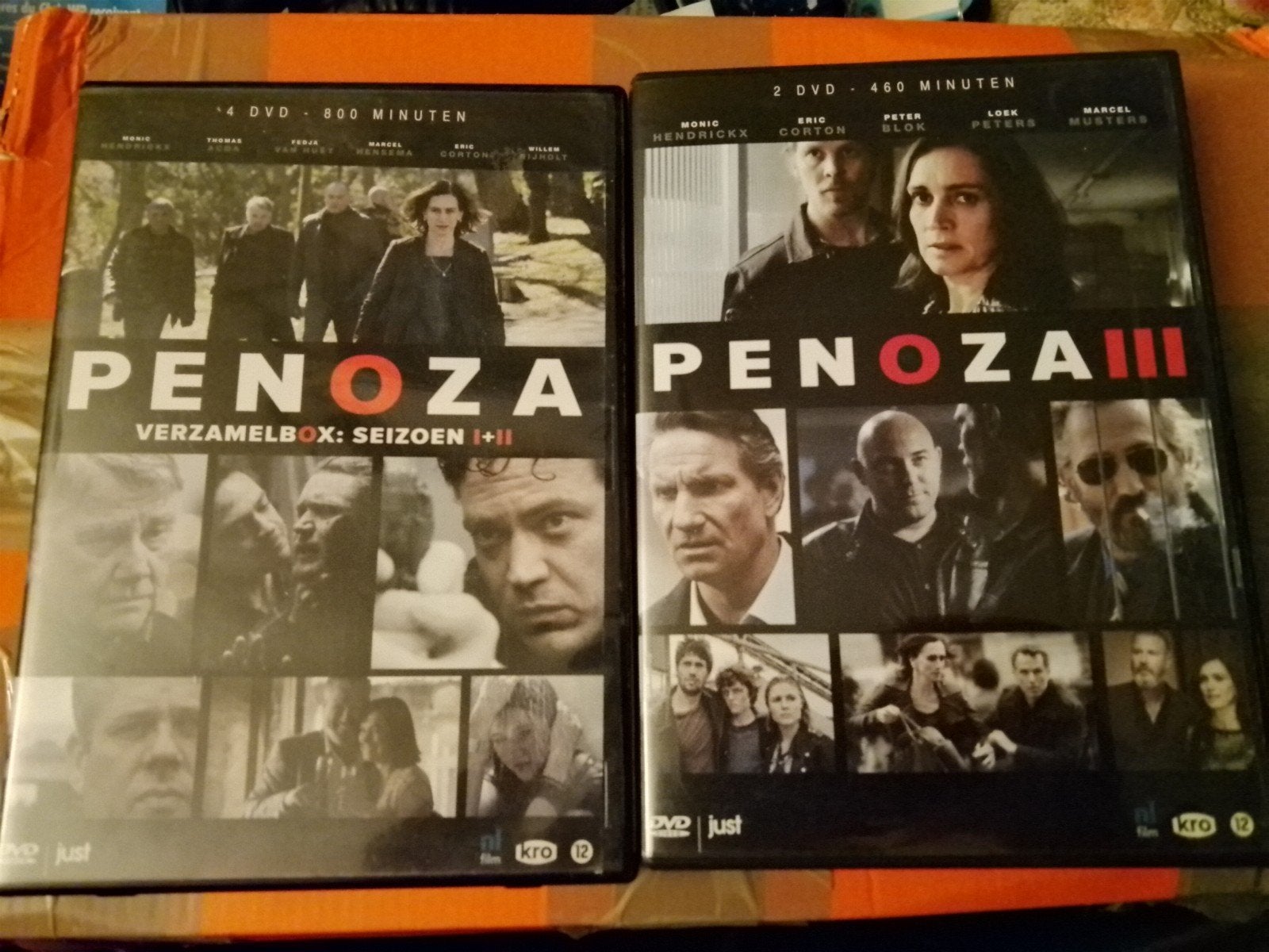 Penoza Seizoen 1+2 & Penoza III DVD Boxset, Maffia en Misdaad, Gebruikt, Vanaf 16 jaar, Nederlands