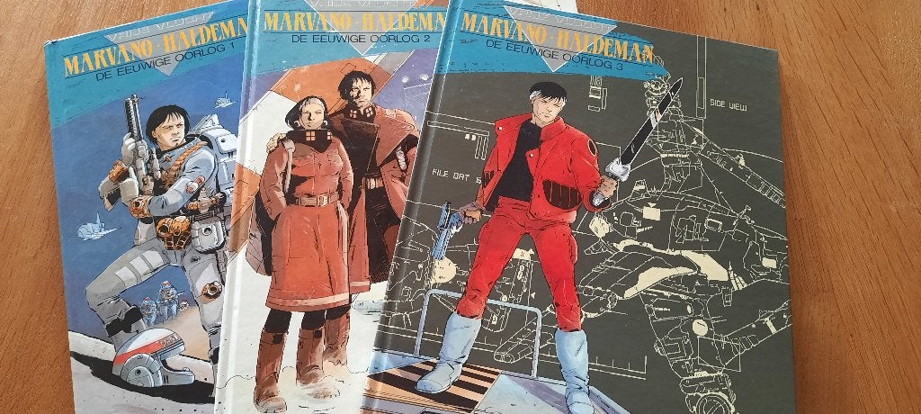 De eeuwige oorlog HC deel 1,2 en 3, Complete serie of reeks, Ophalen of Verzenden, Zo goed als nieuw, Marvano - Haldeman