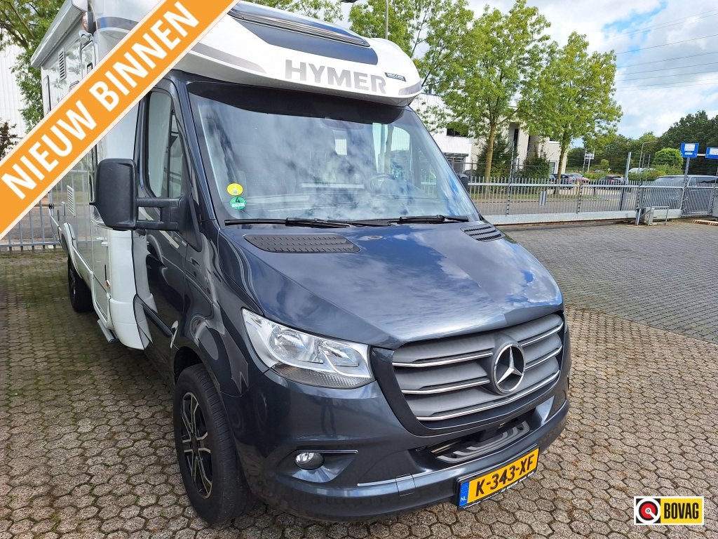 Hymer B-MC T 580 2021 2 APARTE BEDDEN-1E EIGENAAR!, Caravans en Kamperen, Automaat, Standaard zit, 6 tot 7 meter, Bedrijf