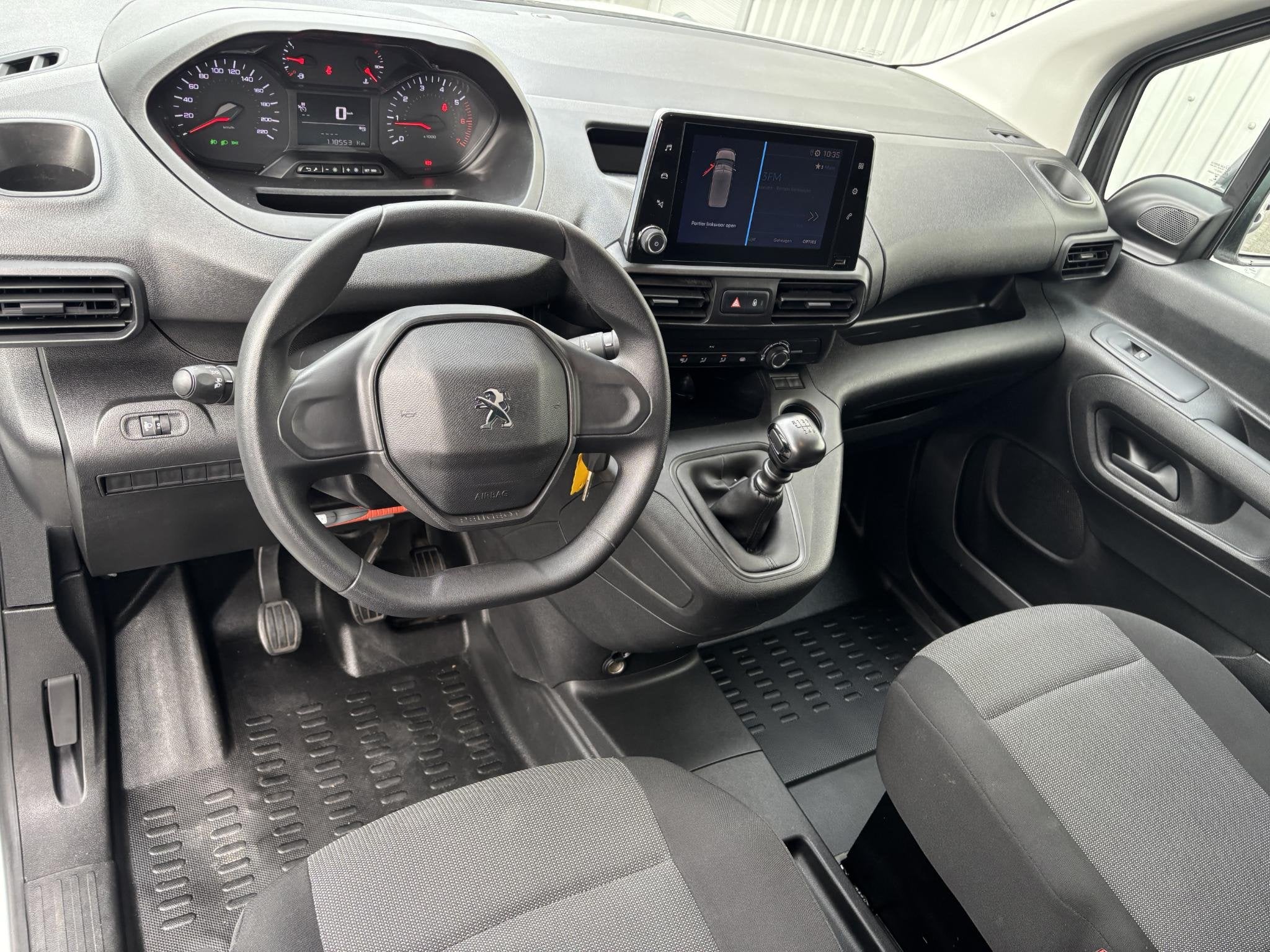 Peugeot Partner 1.5 BlueHDI Premium*A/C*CRUISE*NIEUW MODEL*N, Voorwielaandrijving, Stof, Gebruikt, Euro 6
