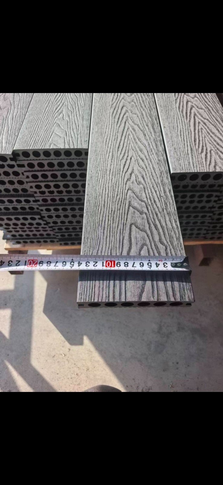 Hkc Wpc vlonderplanken 290x14x2.5 cm 2 zijdig zwart en walno, Tuin en Terras, Ophalen of Verzenden, Nieuw, Hout