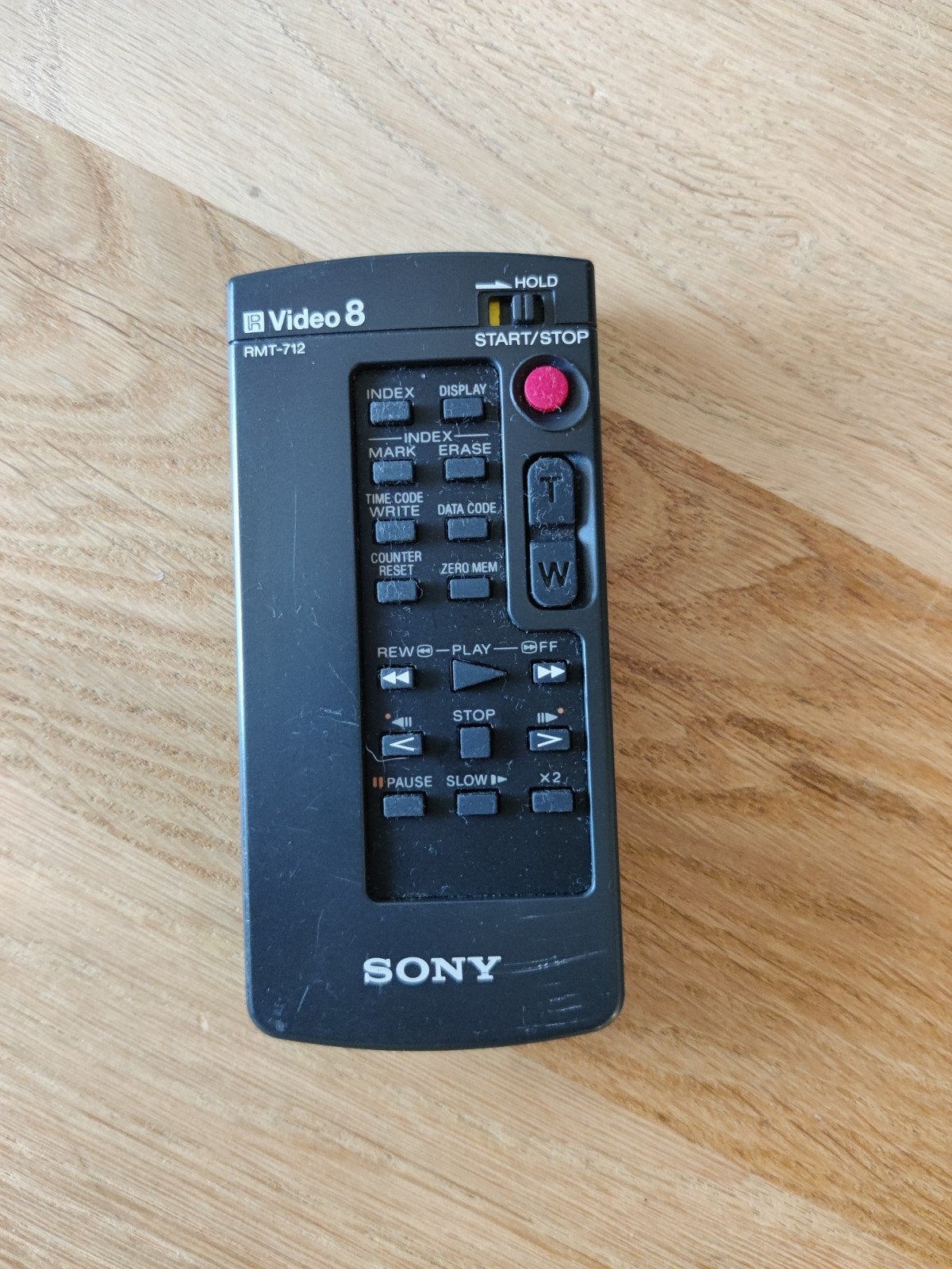 Sony RMT-712 Video 8 Afstandsbediening, Ophalen of Verzenden, Gebruikt, Origineel
