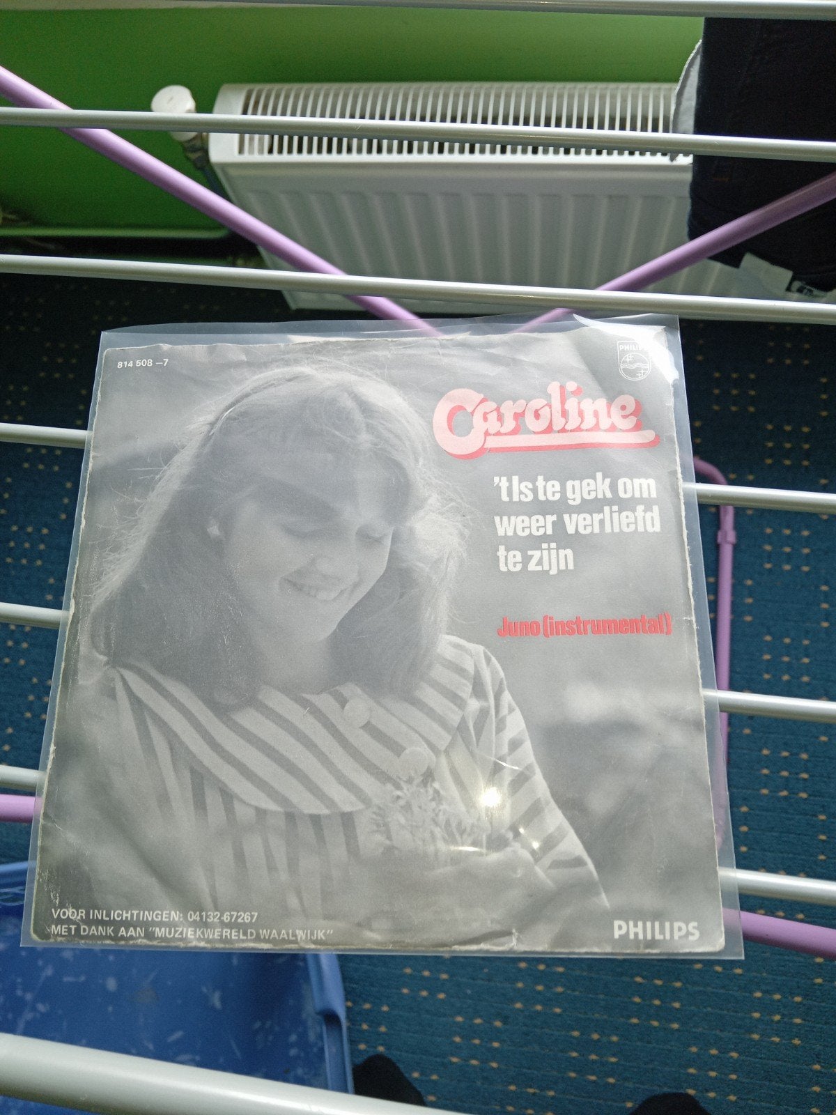 Piratentopper Caroline Te gek om verliefd Te zijn, Cd's en Dvd's, Gebruikt, 7 inch, Ophalen of Verzenden, EP