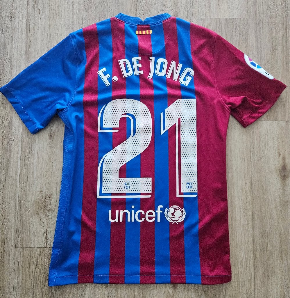 FC Barcelona voetbalshirt Frenkie de Jong, Verzamelen, Ophalen of Verzenden, Zo goed als nieuw, Buitenlandse clubs, Shirt