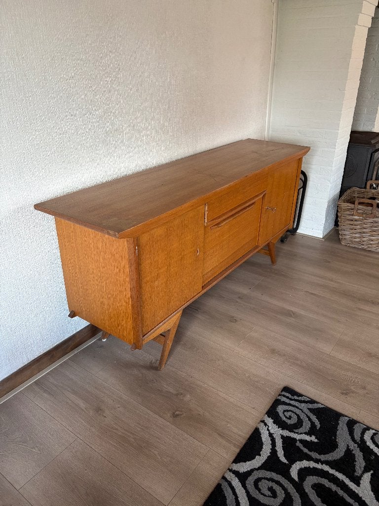 Vintage dressoir/sideboard met lades en deuren, Ophalen
