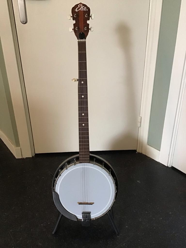 Mooie Eko Banjo - Mist één snaar, verder in goede staat, Muziek en Instrumenten, Snaarinstrumenten | Banjo's, Ophalen, Zo goed als nieuw