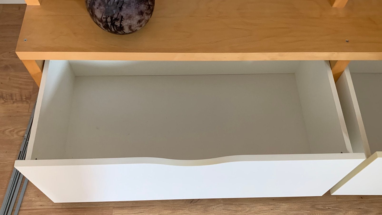 Vakken kast met 2 laden op rollers totaal 123 cm hoog, Ophalen, Zo goed als nieuw