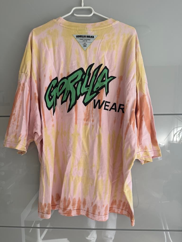 Gorilla Wear Tie-Dye T-shirt - Uniek en Comfortabel, Ophalen of Verzenden, Zo goed als nieuw