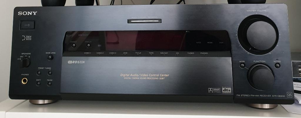 Sony STR-DB930 QS 5.1 AV Receiver 110W DTS Dolby Digital, Gebruikt, Ophalen of Verzenden, Sony, 120 watt of meer