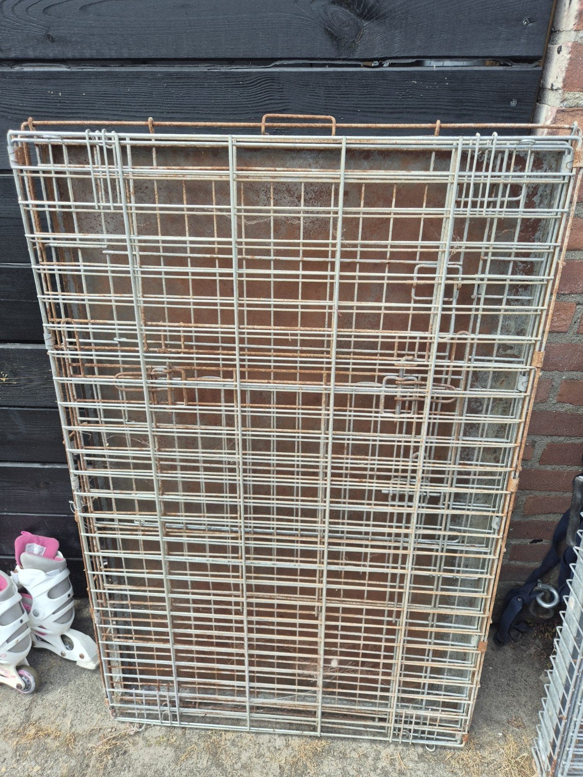 XL hondenbench, Ophalen, Gebruikt