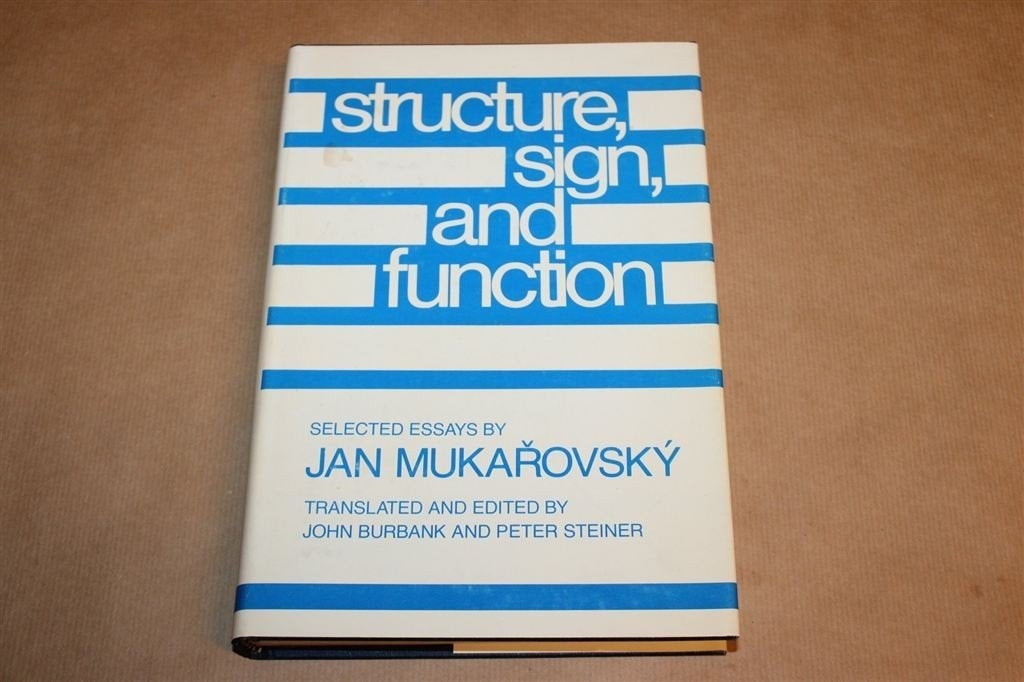 Structure Sign and Function — Esthetica en Structuralisme, Boeken, Ophalen of Verzenden, Gelezen
