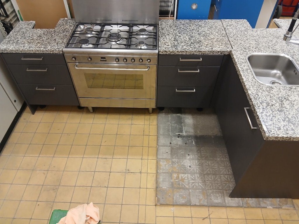 Keuken, Gebruikt, Hoekkeuken, Graniet of Steen, Ophalen of Verzenden