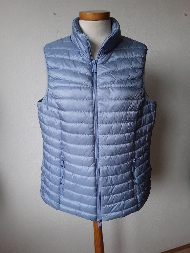 Bodywarmer Barbara Lebek mt 42/44 licht blauw, Maat 42/44 (L), Zo goed als nieuw, Barbara Lebek, Verzenden