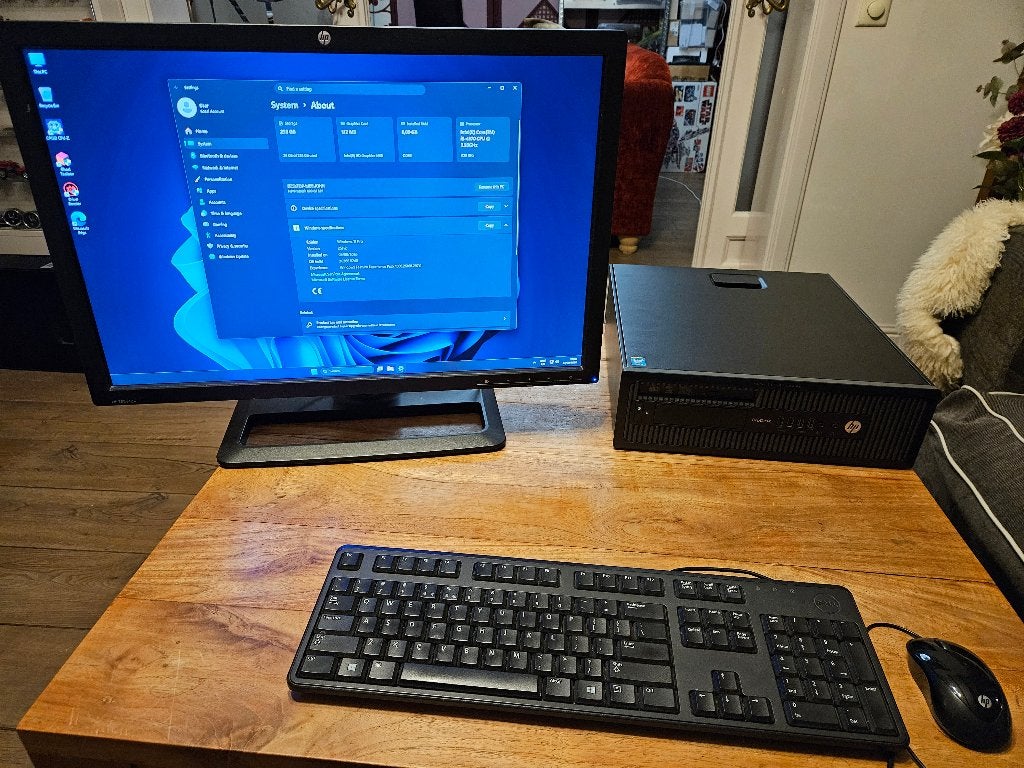 Euro 60-120 Dell HP Desktop AiO PCs met Intel i5, SSD, Win11, 8 GB, Ophalen of Verzenden, Dell, SSD