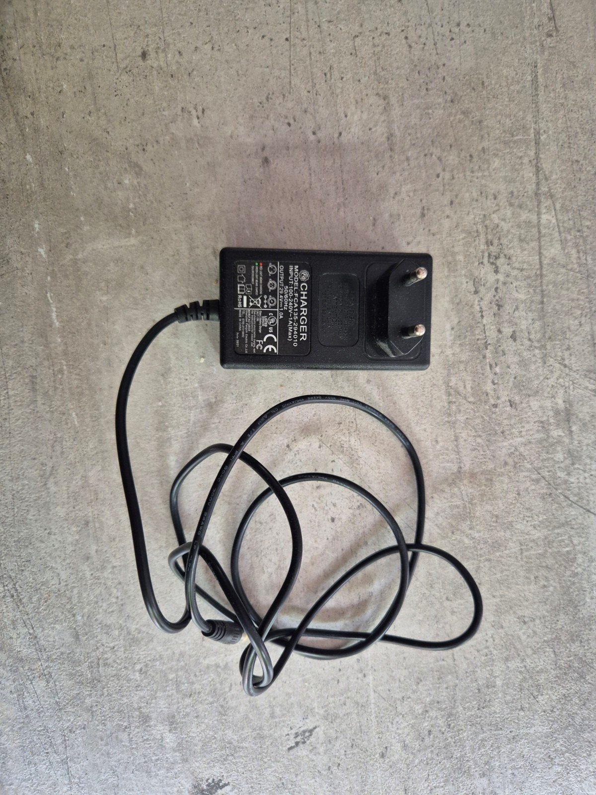 Hoverboard oplader 29,4V 1A – Originele acculader – hoover, Ophalen of Verzenden