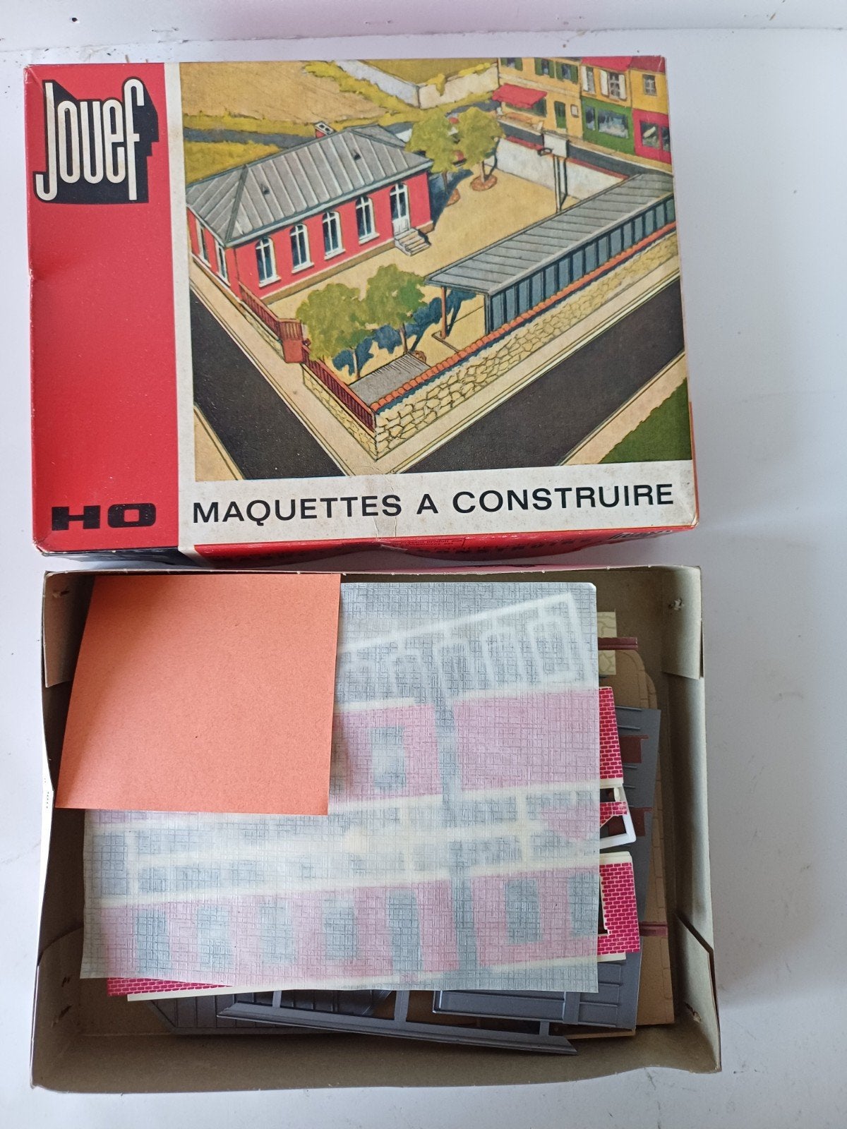 Jouef France HO H0 1:87 train wagen rail spoor  school, Hobby en Vrije tijd, Gebruikt, Gelijkstroom, Jouef, Wagon