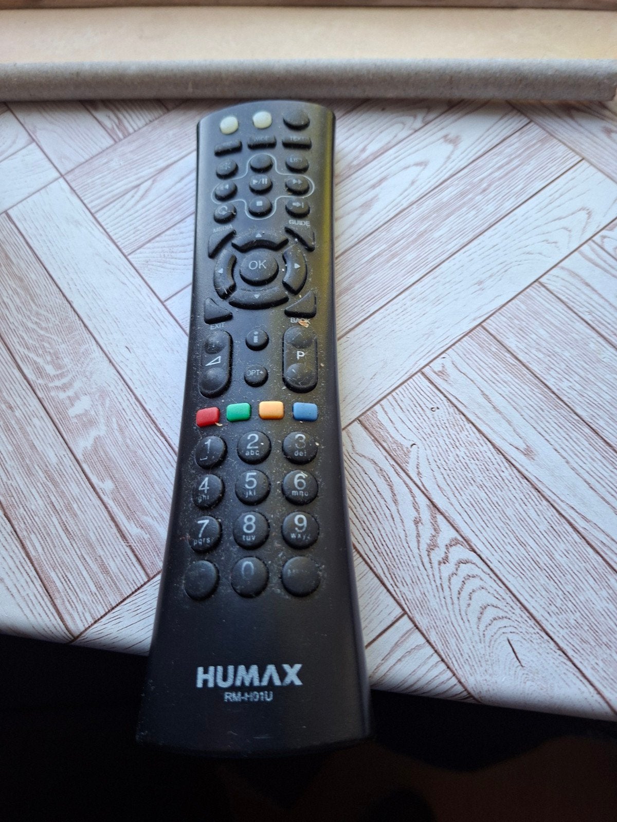 Afstandsbediening Humax RM-H01U, Ophalen of Verzenden, Gebruikt, Origineel, Mediaspeler