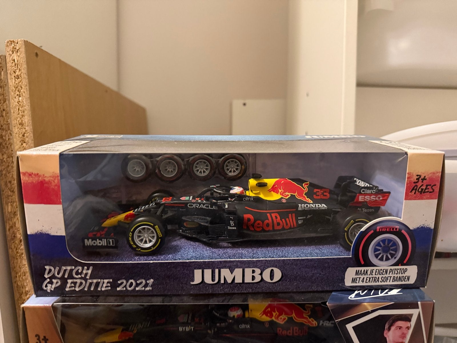Max Verstappen Red Bull F1 auto Jumbo editie 2021/2022, Ophalen, Nieuw