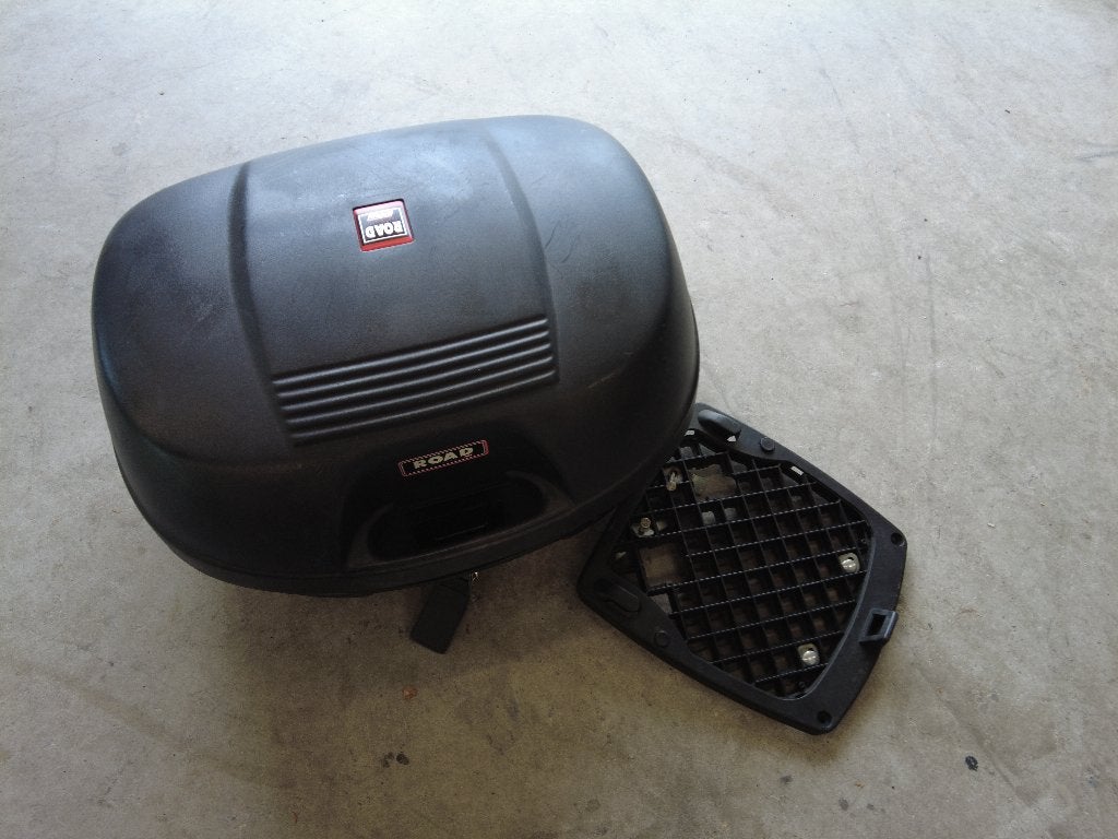 Suzuki DL650 V-Strom Topkoffer 37 ltr met grondplaat, Ophalen of Verzenden, Gebruikt
