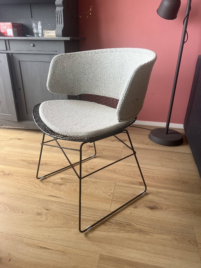 Bertoia Side Chair voor Knoll - Design stoel, Ophalen, Zo goed als nieuw, Stof, Eén