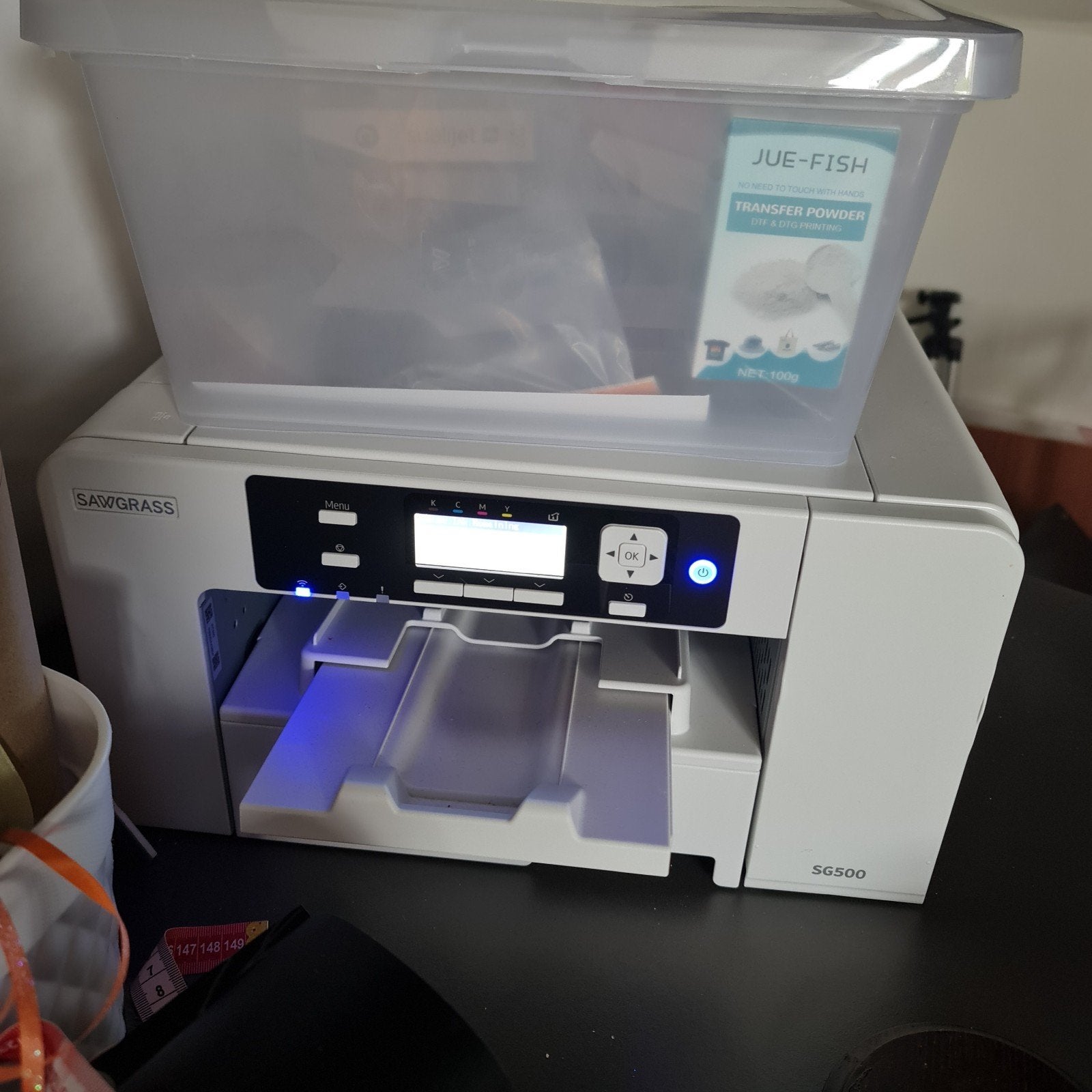 Sawgrass SG500 Sublimatieprinter met mokkenpers NIEUWSTAAT, Ophalen of Verzenden, Zo goed als nieuw