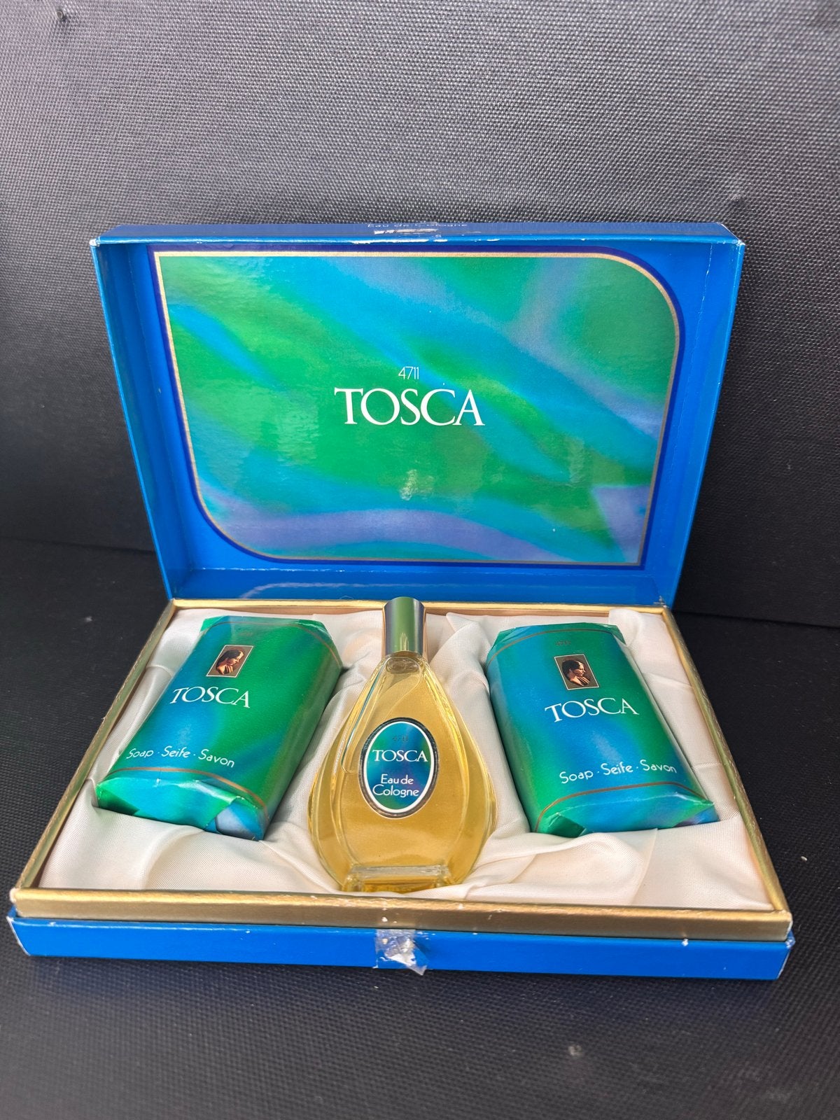 Vintage 4711 en Tosca Eau de Cologne Cadeausets, Sieraden, Tassen en Uiterlijk, Uiterlijk | Parfum, Ophalen of Verzenden, Gebruikt