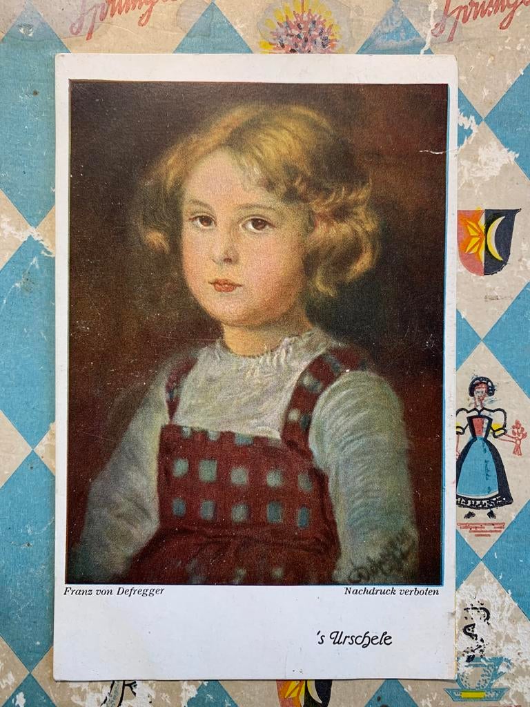 1-1-1918 Meisje (DD), Ophalen of Verzenden, Voor 1920, Gelopen, Kinderen