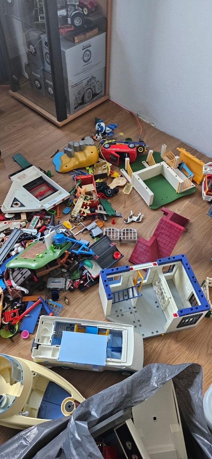 Grote partij Playmobil met diverse sets en figuren, Gebruikt, Losse onderdelen, Ophalen of Verzenden, City life