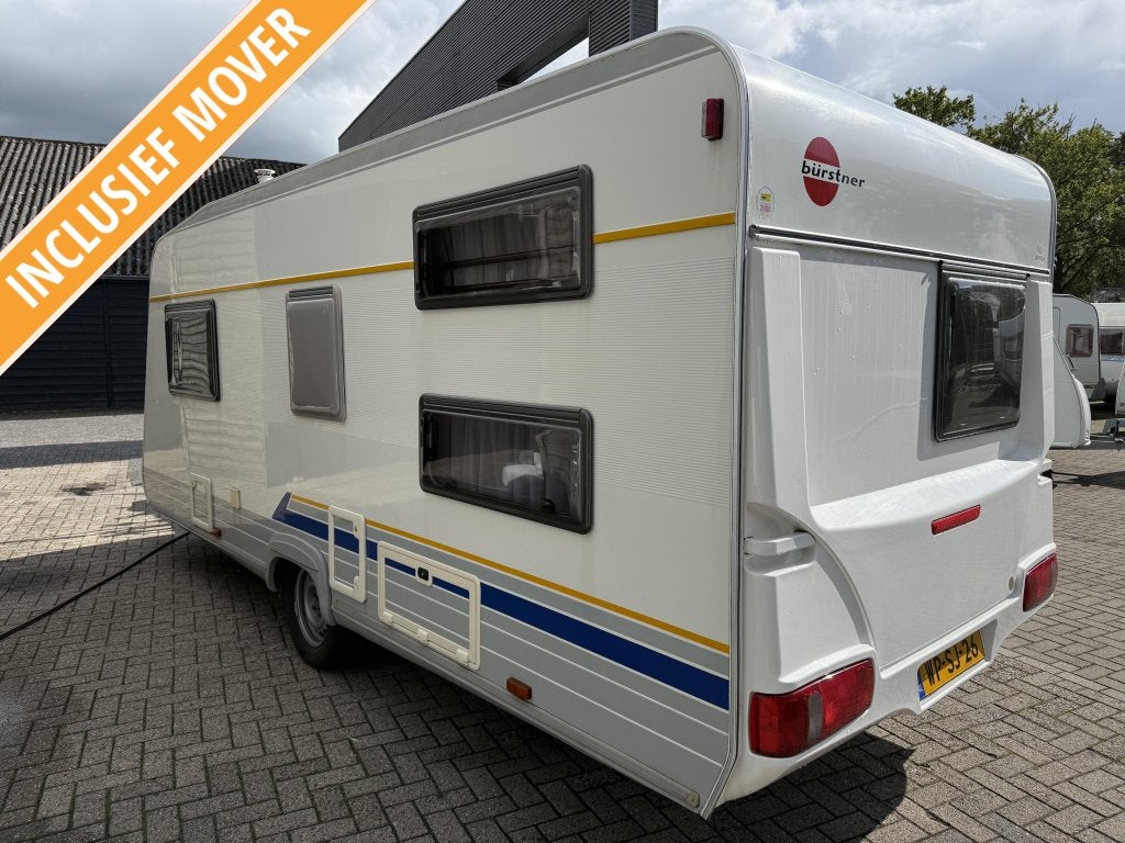 Bürstner VENTANA 480 TK STAPELBED RONDZIT MOVER TENT 5/6PER, Caravans en Kamperen, Overige typen, Bedrijf, Treinzit, Schokbreker